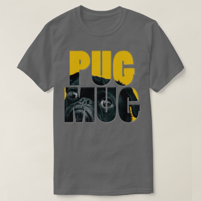 CAMISETA PUG MUG (Diseño del anverso)