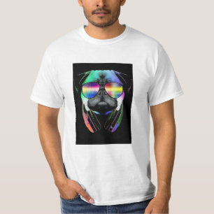 Camiseta Pug Music