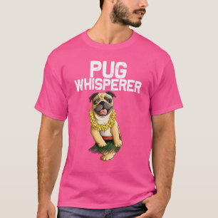Camiseta Pug Para Hombres Mujeres Niños Hula Dancer Pug 1