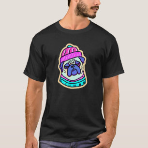 Camiseta Pug Perro De Hip Hop De Los 80 Ropa De Invierno Pa