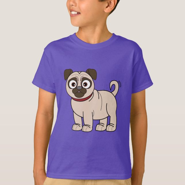 Camiseta Pug Personalizado (Anverso)