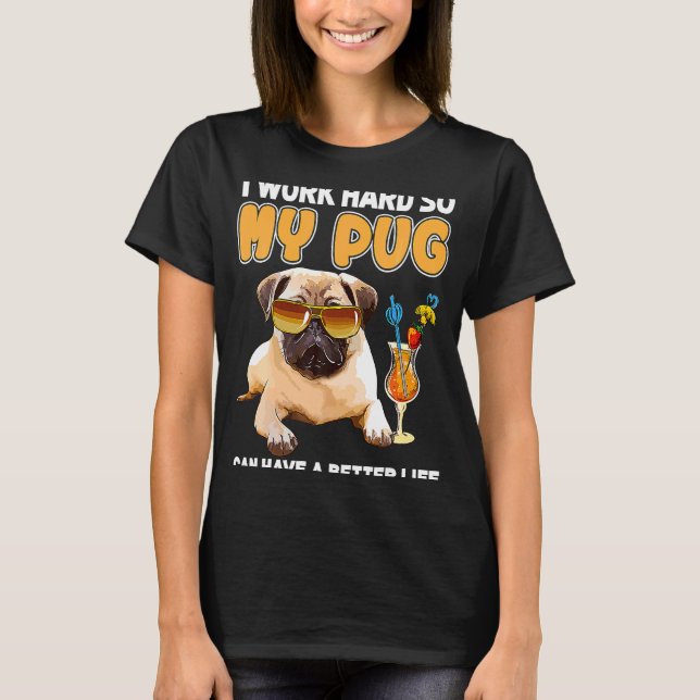 Camiseta Pug Pug (Anverso)