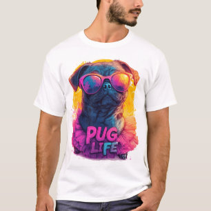 Camiseta Pug Quirky en Tutú - Diseño de Vida de Pug