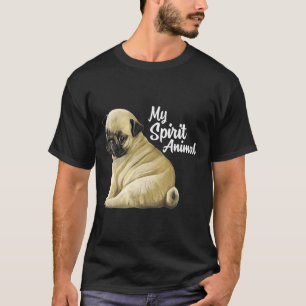 Camiseta Pug Regalos Espíritu Animal Pug Lover Gracioso Per