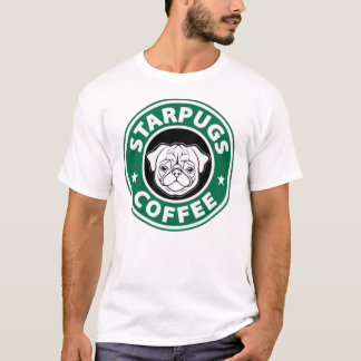 Camiseta pug shirt, dog lover shirt, starpugs, starbucks