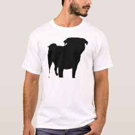 Camiseta Pug Silhouette
