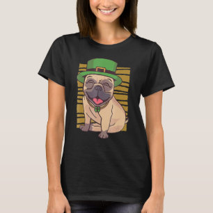 Camiseta Pug St Patricks Day Green Irish Saint Patrick Luck