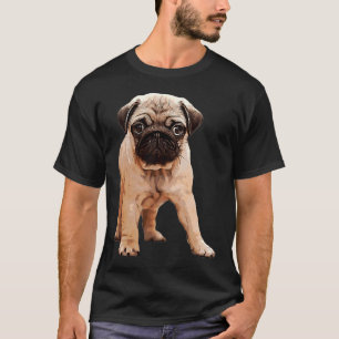 Camiseta Pug Super Adorable Cachorro Clásico  478