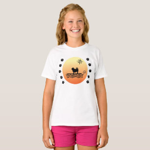 Camiseta Pug Surf