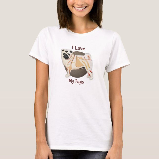Camiseta Pug T-Shirt (Anverso)