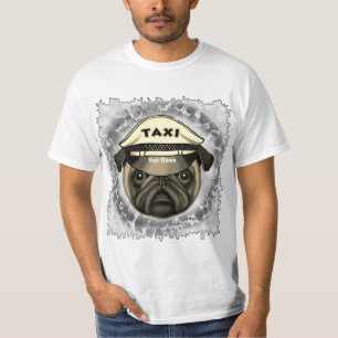 Camiseta Pug Taxi