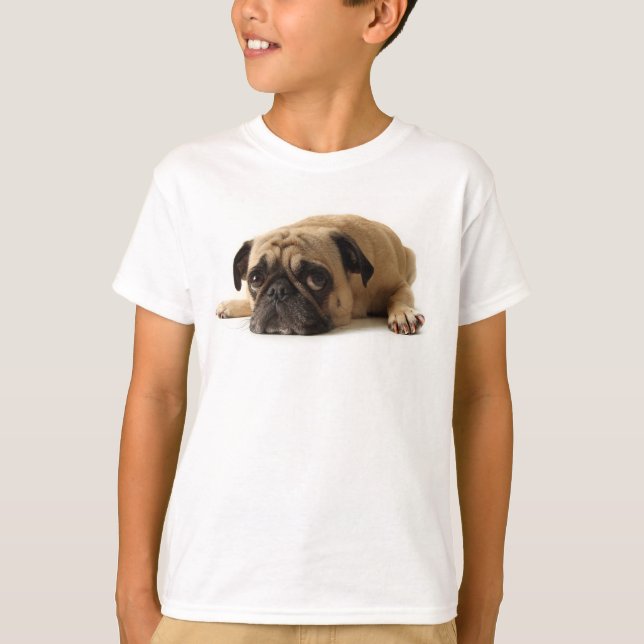 Camiseta Pug triste (Anverso)
