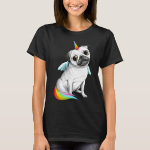 Camiseta Pug unicornio Clásico 210