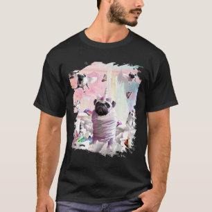Camiseta Pug Unicornio Divertido Cumpleaños Pugicorn