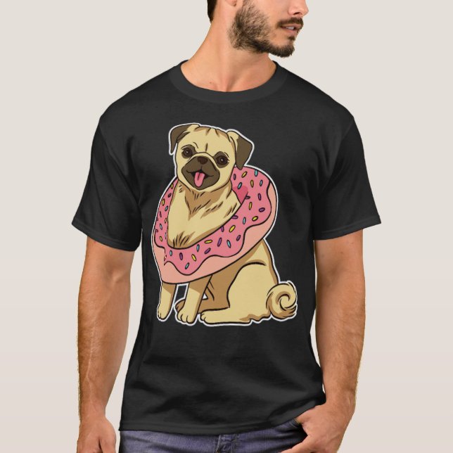 Camiseta pug y ecavator boy (Anverso)