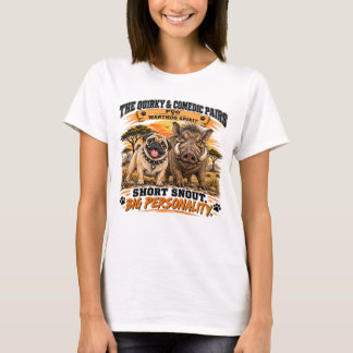 Camiseta Pug y facóquero