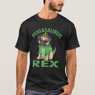 Camiseta Pugasaurus Rex Cute Puglet Dino Pug Dinosaur Funny