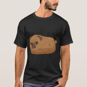 Camiseta Pugato El Pug Papa Frita Chistoso Juego de Palabra