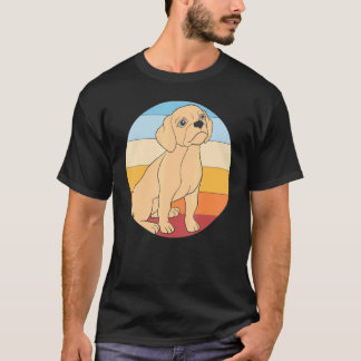 Camiseta Puggle Adorable Dueño de Perro Mascota Animal Retr