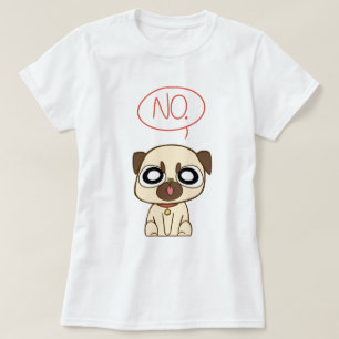 Camiseta Puggle enojado