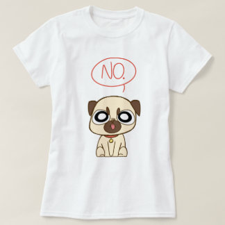 Camiseta Puggle enojado