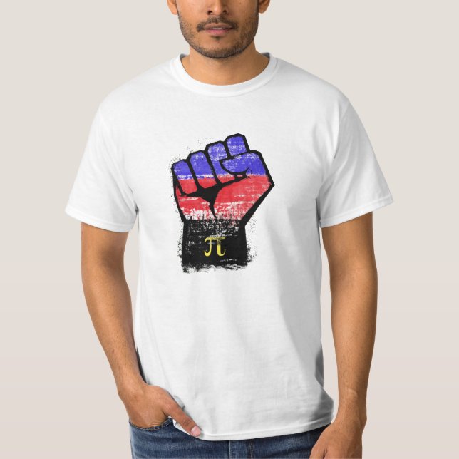 Camiseta Púgil de la protesta del orgullo poliámono (Anverso)