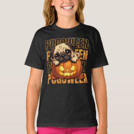 Camiseta PUGOWEEN - Halloween de los amantes de Pug