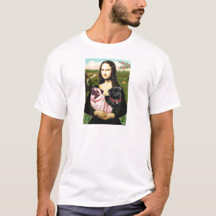 Camiseta Pugs (Amanecer + Blk) - Mona Lisa