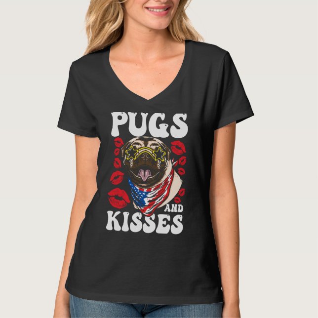 Camiseta Pugs and Kisses (Anverso)