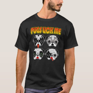 Camiseta Pugs Lick Me Puggy Lickers Pug Friends Dog
