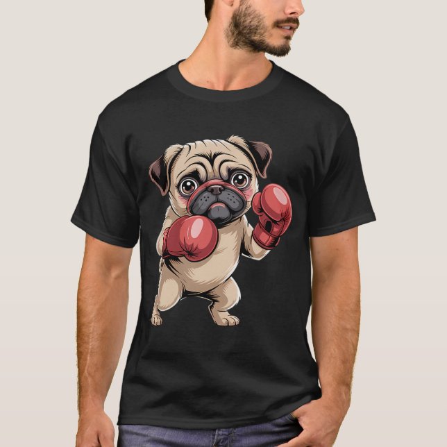 Camiseta Pugs Patrióticos Uníos! (Anverso)