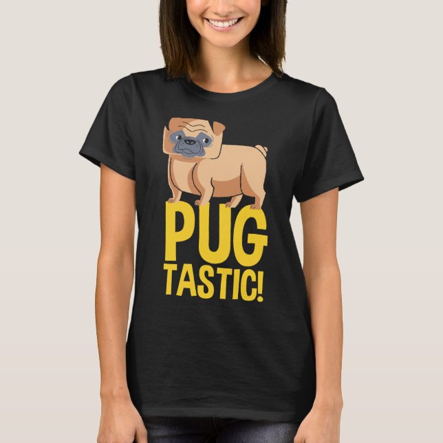 Camiseta PUGtastic Clásico  589 (Anverso)