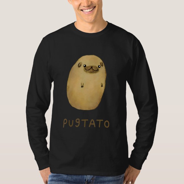 Camiseta Pugtato Cute Dog (Anverso)