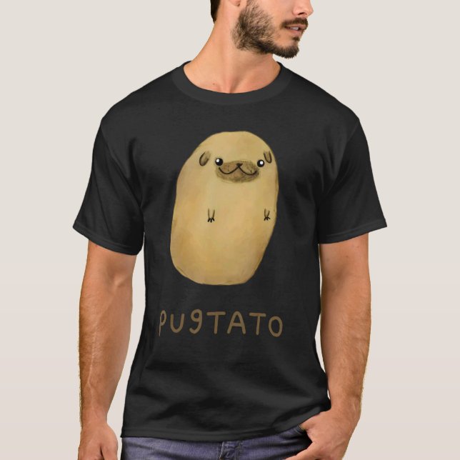 Camiseta Pugtato Potato Dogs (Anverso)