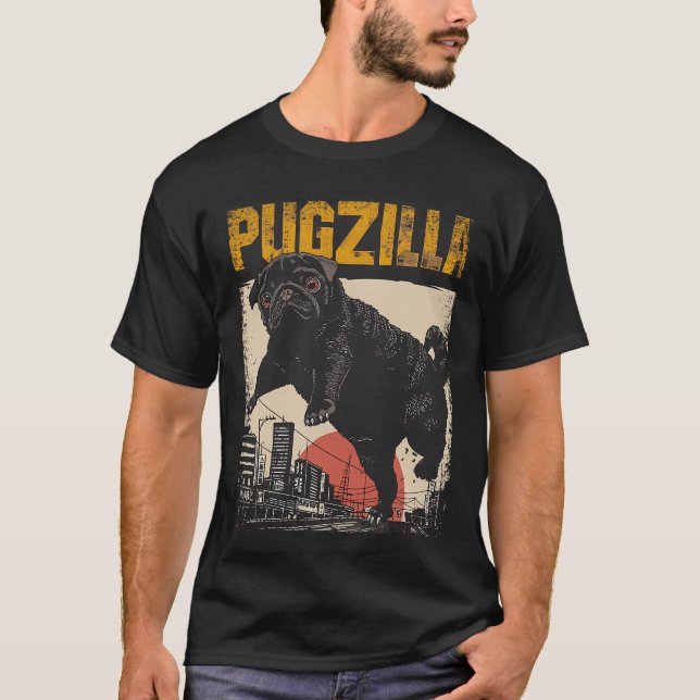 CAMISETA PUGZILLA (Anverso)