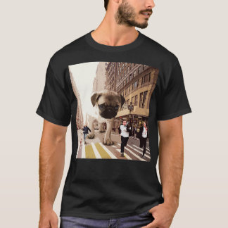 Camiseta PUGZILLA Funny Pug para los amantes del perro en H