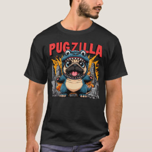 Camiseta Pugzilla Perro gracioso
