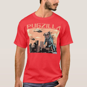 Camiseta Pugzilla, Perro Gracioso Para Hombres Mujeres, Me