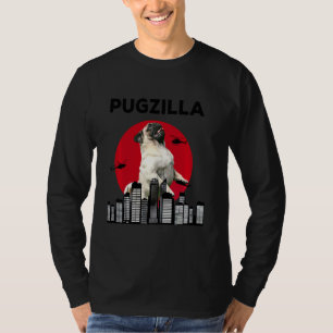 Camiseta Pugzilla Pug Mom Pug Dad Pug Animal