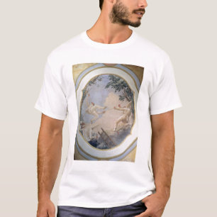 Camiseta Pulcinella en un oscilación, 1797 (fresco)