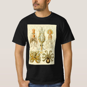 Camiseta Pulf Octopus Calamar Gamochonia por Ernst Haeckel