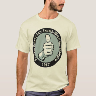 Camiseta pulgar que lucha