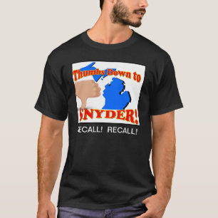 Camiseta Pulgares abajo a Rick Snyder