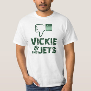 Camiseta Pulgares abajo, Vickie y los jets