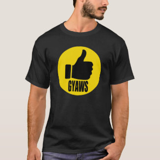 Camiseta Pulgares amarillos del círculo de GYAWS 2016 para