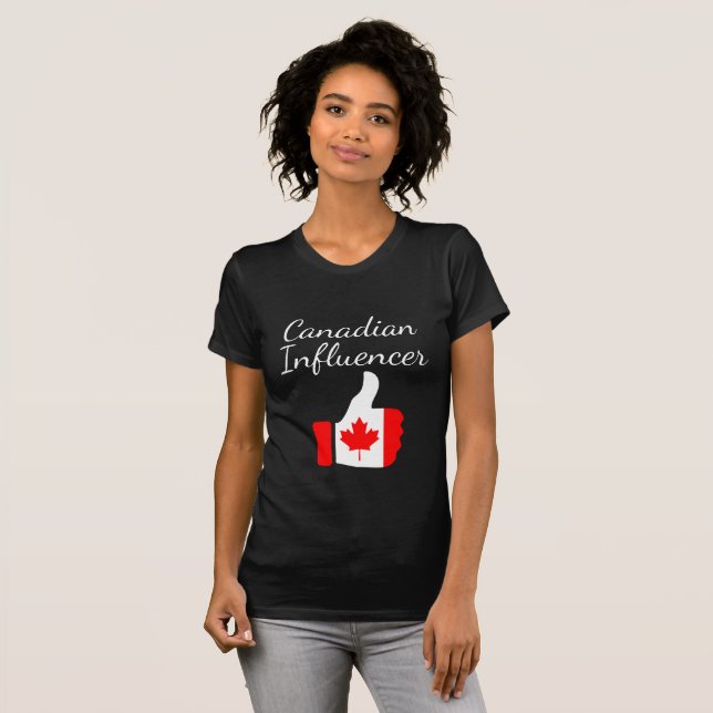 Camiseta Pulgares arriba de Influencer Canadiense Lighthous (Anverso completo)