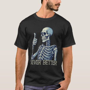 Camiseta pulgares divertidos hacia arriba nunca mejor esque