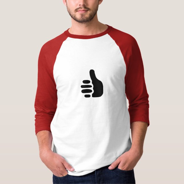 Camiseta ¡pulgares para arriba! (Anverso)