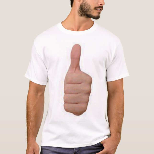 Camiseta ¡pulgares para arriba! (Anverso)