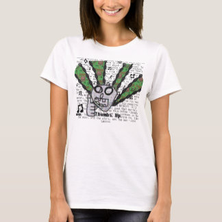 Camiseta Pulgares para arriba para la música (señoras)